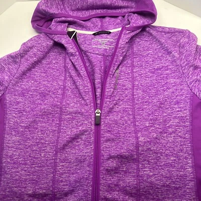 Brooks Running Women’s Equilibrium Full Zip Activewear Purple Medium EUC - Image 1 of 4