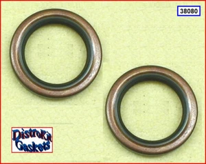 Motor Sprocket Shaft Oil Seal 2-pk, 70-99 Big Twin Harley (ref. 12026 B) - Picture 1 of 1