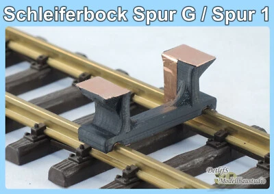 MARKENLOS Schleiferbock für Rollenprüfstand Spur G / Spur 1 LGB Piko Gartenbahn