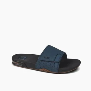 Reef Sandals Mens Flipflop Water Friendly Fanning Slide Orion Black - Picture 1 of 6