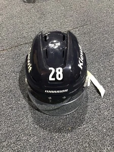 Game Used Colorado Avalanche 2023/24 Helmet Miles Wood - Picture 1 of 4
