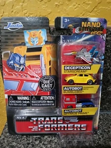 Jada Nano Hollywood Rides - The Transformers 3-Pack - 1.65" - Picture 1 of 2