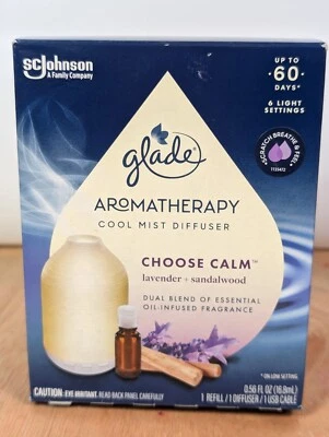 Difusor de aceites esenciales de aromaterapia Glade con 1 recarga lavanda y sándalo Foto 1 de 4