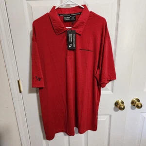 GILA RIVER RESORTS CASINO ARIZONA CARDINALS SHORT SLEEVE GOLF POLO SHIRT 2XL - Picture 1 of 9