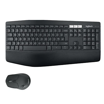 Logitech MK850 PERFORMANCE kabellos ergonomisches Mouse- Tastaturset QWERTZ DE - Bild 1 von 4