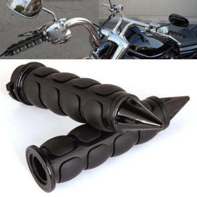 Motorcycle 1" Handlbar End Hand Grips For Big Dog Ridgeback Wolf Blackline CVO - Image 1 of 4