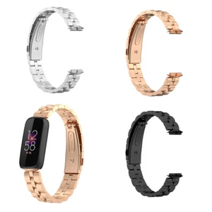 For Fitbit Luxe 2021 Watch Band Stainless Steel Metal Bracelet Wristband Classic - Picture 1 of 22