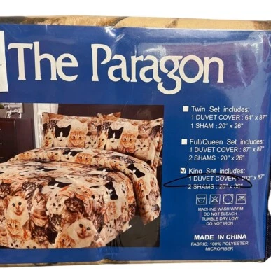 Sábanas para gato The Paragon King 1 cubierta para dúo y 2 fundas Foto 1 de 3