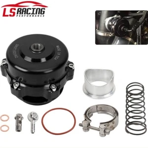 Black Universal 50mm Blow Off Valve BOV Q Typer BV50 6 PSI+18PSI Springs - Bild 1 von 10