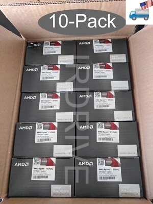 10-pack: Genuine AMD Ryzen 7 Socket AM4 Wraith Stealth CPU Cooler Heatsink & Fan - Image 1 of 4