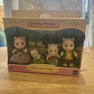 SYLVANIAN FAMILIES WOOLLY ALPACA FAMILY 5358 with baby - Picture 1 of 5