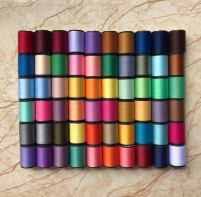 Multi Colors Pack 60 Spools Sewing Thread All Purpose Spun Polyester 600 Yards - Image 1 of 4