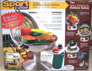 Sport Extreme Deluxe Propane Stainless Steel BBQ Grill Marine RV Camping Victory - Picture 1 of 11