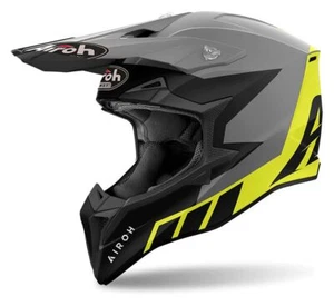 Off-Road Helmet Airoh WRAAAP RELOADED Yellow Matt - Picture 1 of 4
