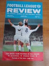 FOOTBALL LEAGUE REVIEW MAGAZINE VOL 2 (11) 67/68 Charlton Blackpool Ipswich