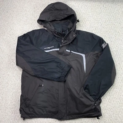 Chaqueta ZeroXposur Para Hombres Talla M Marrón Forro Extraíble Vellón Cremallera Completa Con Capucha Invierno Foto 1 de 4