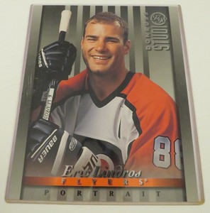 1997-98 Donruss Studio 8" x 10" Hockey Card Of ERIC LINDROS #3