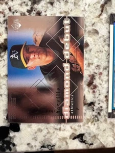 1999 UD BLACK DIAMOND RECIPROCAL DEBUT CARD OAKLAND ATHLETICS CHAD HARVILLE #110 - Picture 1 of 1