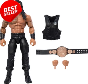 WWE Elite Action Figure Roman Reigns, 25 Articulation Points, Swappable Hands - Picture 1 of 12