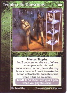Trophy: No Questions VTES CCG LotN - Picture 1 of 1