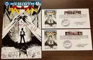 Batman (2016) #1 Epic Comics Exc Sketch Variant SIGNED by Tony Daniel & Tom King - Picture 1 of 6
