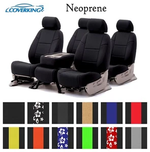 Coverking Custom Seat Covers Neoprene Front and Rear Row - 12 Color Options - Picture 1 of 12