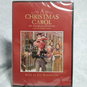 A Christmas Carol by Charles Dickens, Read By Pat Robertson Factory Sealed - Picture 1 of 2