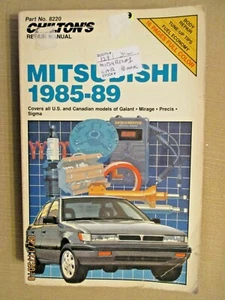Chilton's Mitsubishi 1985-89 Repair manual. - Picture 1 of 1