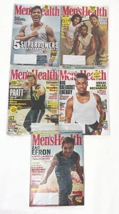 Lot 6 Men’s Health Magazines 2022 March, May thru October Unopened Un-addressed - Picture 1 of 6