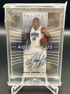 2004-05 Upper Deck Trilogy Auto Focus Dwight Howard #AF-DH Rookie Auto RC - Image 1 of 2