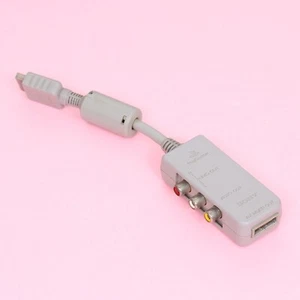 Genuine Sony PlayStation 1 PS1 PS2 AV Adapter Multi Out Cable Guncon [SCPH-1160] - Picture 1 of 5