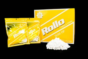 Rollo Slim Tips 'Yellow' 7x15mm (840 Tips) - 7 Bags - Picture 1 of 4