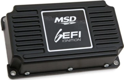 NEW MSD 6 ЕFI IGNITION CONTROL BOX WITH REV LIMITER,BLACK,.7 AMP PER 1,000 RPM - Image 1 of 4
