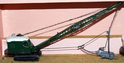 22RB Dragline Crane 1955 on HO 1:87 HO1b UNPAINTED OO Scale Langley Models Kit