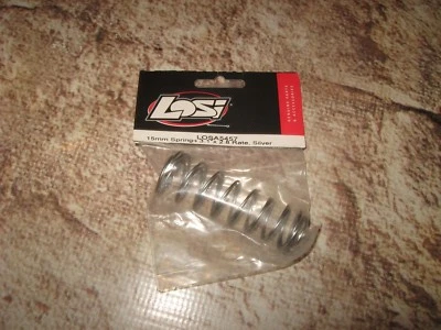 RC Losi 15 mm Springs (2) Silver 5457 - Image 1 of 2