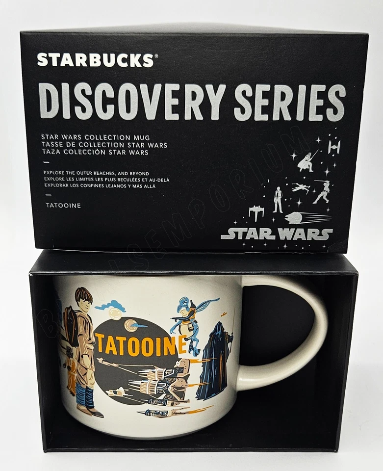 2025 Disney Parks Star Wars Starbucks Discovery Series Tatooine Mug 14 oz NEW - Image 1 of 1