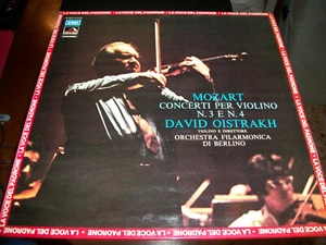 Mozart - David Oistrakh, Orchestra Filarmonica Di Berlino ‎– Concerti Per Violin - Picture 1 of 3