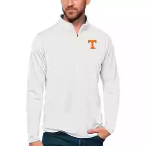 Tennessee Volunteers Antigua Tribute Quarter-Zip Top - White MEN'S SZ L NWT $80 - Picture 1 of 6