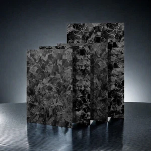 ARRIS Forged Carbon Fiber Sheet 100x250 200X300 240X240 3K Chopped Carbon Fibre - Picture 1 of 26