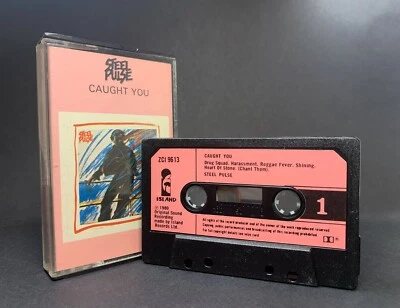 Steel Pulse CAUGHT YOU Cassette ZCI9613 **UK 1ST ISSUE 1980** RARE ISLAND REGGAE - Image 1 of 4