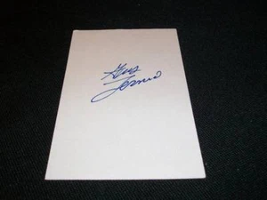 Philadelphia A's Gus Zernial (d.11) Auto Signed Vintage 3x5 Index Card CM - Picture 1 of 1
