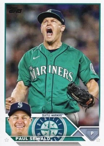2023 Topps Series 1 - #207 Paul Sewald - Mariners - Picture 1 of 2
