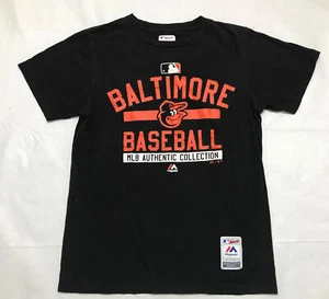 Majestic Baltimore Orioles Baseball T Shirt Men's Size Medium Black SS MLB - Picture 1 of 5
