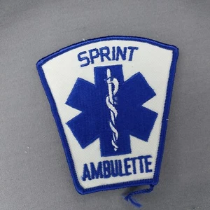 Sprint Ambulette 4" EMS Blue White Patch - Picture 1 of 2
