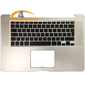 Apple Macbook Pro 15" Retina A1398 2015 Topcase reposamanos y teclado diseño del Reino Unido - Imagen 1 de 1