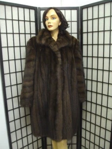 BRAND NEW SABLE FUR COAT JACKET WOMAN WOMEN SIZE ALL - Picture 1 of 1