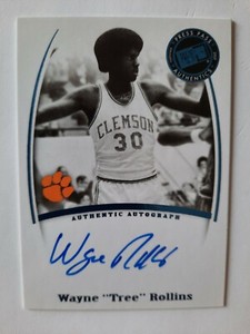 2007-08 Press Pass Legends Saturday Signatures Wayne "Tree" Rollins Auto #