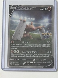Pokemon Conkeldurr V (Alternate Full Art) 074/078 Pokémon GO Alt Art - Picture 1 of 1