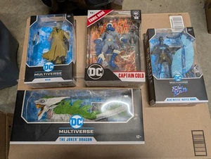 McFarlane DC Multiverse x4 Figuren Joker, Captain Cold, Hush, Blue Beetle - Bild 1 von 7