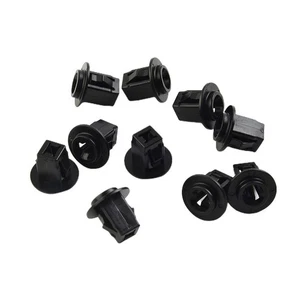 10pcs Nut Clips Grommet Clip-On Nylon 76881JG00A Black Retainer Nut Clips - Picture 1 of 12